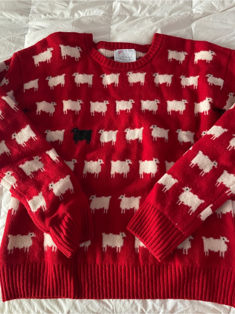 Rowing Blazers Warm and Wonderful Princess Diana Sheep Sweater